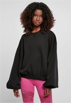 Urban Classics Crewneck sweater/trui -M/L- Oversized Triangle Zwart