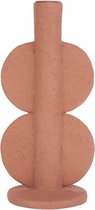 Present Time Kandelaar Double Bubble - Terracotta - 11x9,5x22cm - Modern