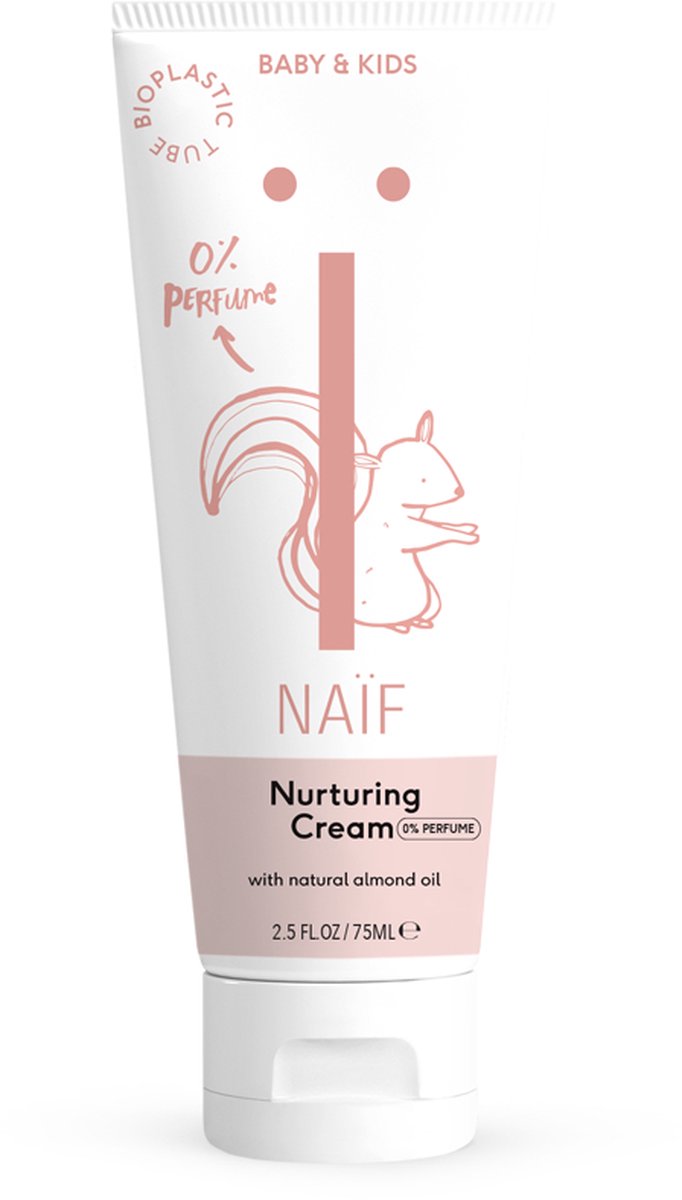 Naïf Natuurlijke vette créme - parfum vrij - voor baby en kind - 75ml Naïf Natuurlijke vette créme - parfum vrij - voor baby en kind - 75ml