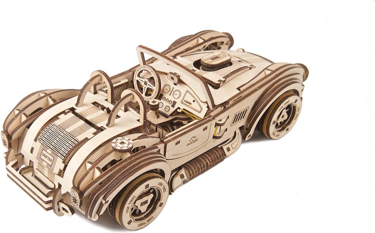 UGEARS Houten 3D Model - Drift Cobra Racing Car — afbeelding 20