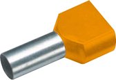 Vogt Verbindungstechnik 460108D Dubbele adereindhuls 0.50 mm² Deels geïsoleerd Oranje 100 stuk(s)