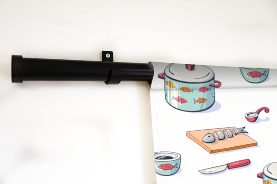 Tapisserie - Tapisserie - Motifs - Cuisine - Nourriture - Poisson - Pan - 120x80 cm - Tapisserie