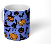 Mok - Halloween - Kat - Heks - Mokken - 350 ML - Beker - Uitdeelcadeautjes