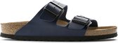 Birkenstock Arizona Slippers Blue Regular-fit | Blauw | Imitatieleer | Maat 35 | 051061