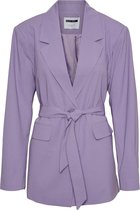 Noisy may Blazer Nmmilla Ls Oversize Belt Blazer Bg 27020031 Chalk Violet/dtm Linning Dames Maat - XS