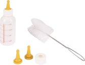 Flamingo zuigelingenset florence transparant & wit - 3.5cm l x 3.5cm b x 11.5cm h
