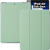 iPad Air 3 (2019) 10.5 Hoes - iPad Air 2019 (3e generatie) Case - Groen - Smart Folio iPad Air Cover met Apple Pencil Opbergvak - Hoesje voor Apple iPad Air 3e Generatie (2019) 10.