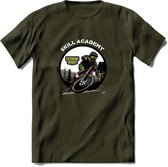 Skill Academy T-Shirt | Mountainbike Fiets Kleding | Dames / Heren / Unisex MTB shirt | Grappig Verjaardag Cadeau | Maat S