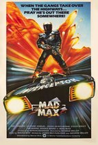 Poster - Mad Max, 1979, Australische actie sci fi thriller, Originele Filmposter
