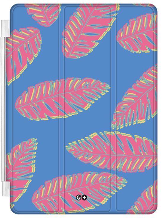 Apple iPad 2017 Smartcover - Standaard en bescherming - met magneten - Natuurcollectie - Banana Bright - Blauw Apple iPad 2017 Smartcover - Standaard en bescherming - met magneten - Natuurcollectie - Banana Bright - Blauw