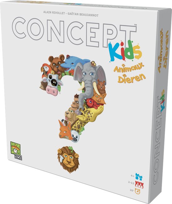 Repos Production Concept Kids Dieren - Educatief bordspel voor 4+ jaar