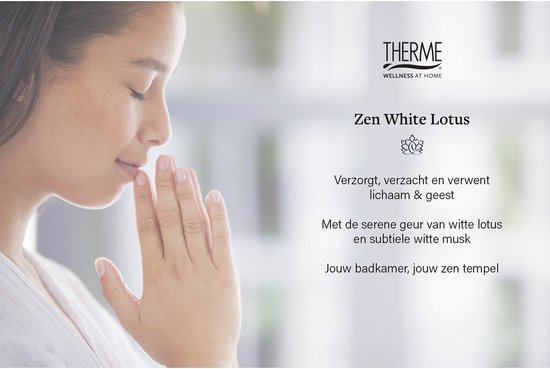 Therme Massage Olie Zen White Lotus 125 ml - Therme