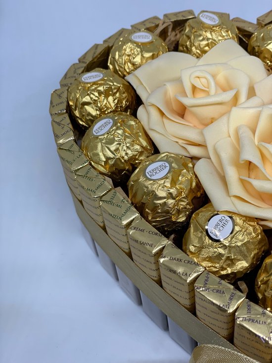 Coeur en chocolat XL - Coffret cadeau - Cadeau fête des mères - Cadeau  Saint Valentin