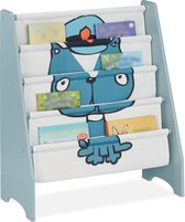 Relaxdays kinderboekenkast - boekenrek kinderkamer - kinderrek peuter - kinderkast boeken