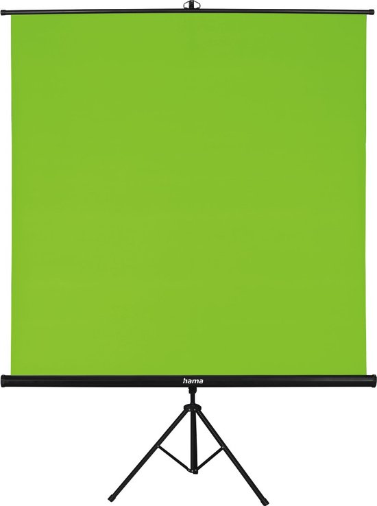 Hama Green screenachtergrond met statief, 180 x 180 cm, 2in1