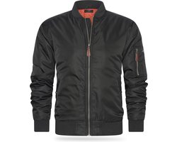 Cappuccino Italia - Heren Jas zomer Navy Seal Jacket - Zwart - Maat S
