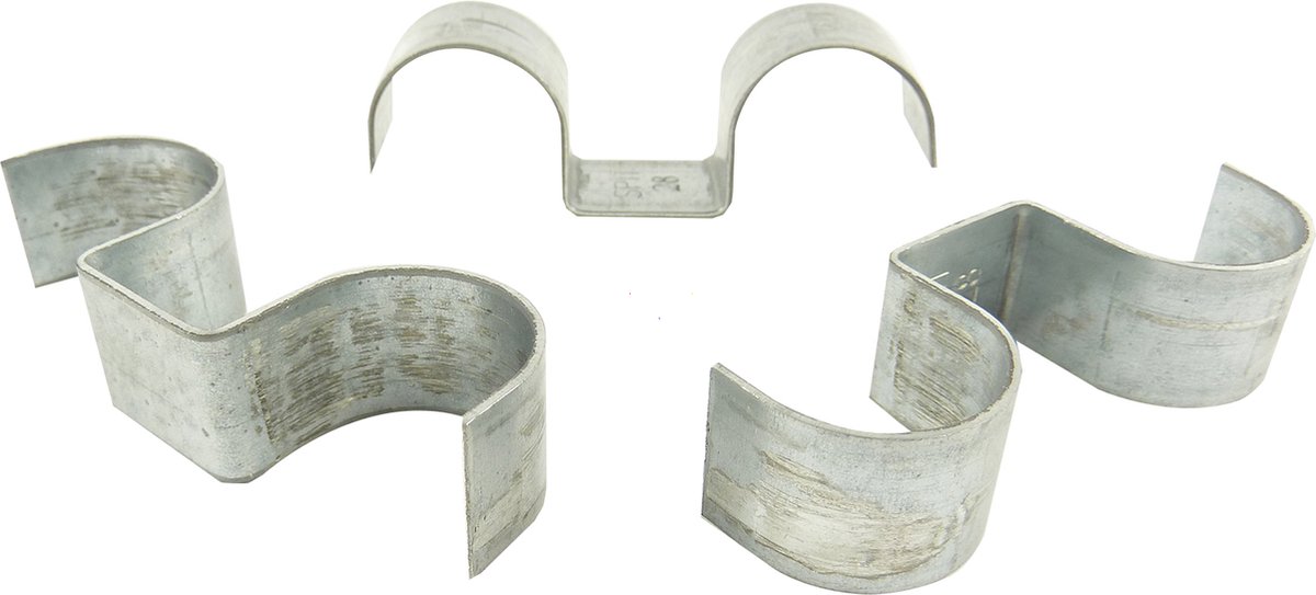 P-Clip Metaal Dubbel 24X24Mm - 50 stuks