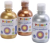 PRIMO Metallic verf. diverse kleuren. 3x300 ml/ 1 doos