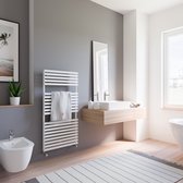 Bol.com Schulte designradiator Genf 60 x 118 cm 718 Watt alpine-wit EP038020 04 radiator horizontaal met rechthoekige buizen aanbieding