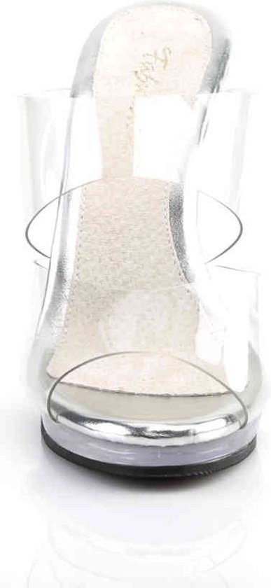 Sandales à Talons Fabuleux -42 Chaussures- FLAIR-402 US 12 Transparent