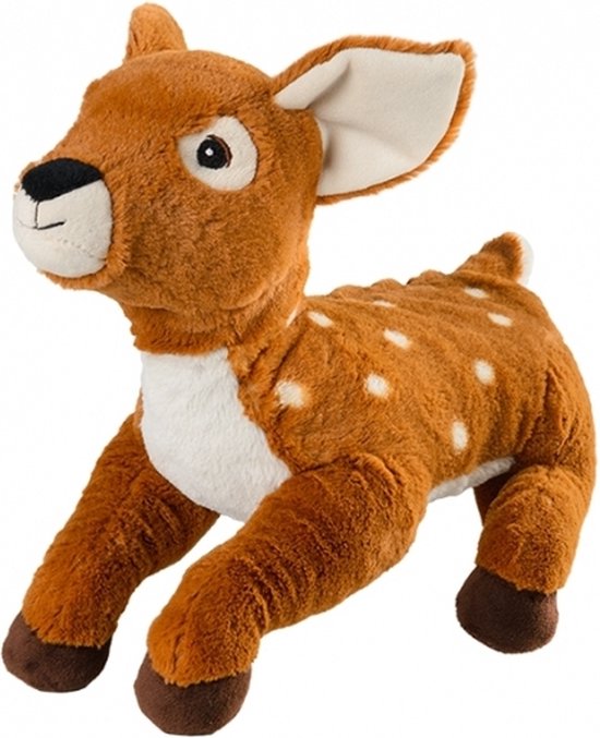 Warmteknuffel Hert 28 Cm Bruin