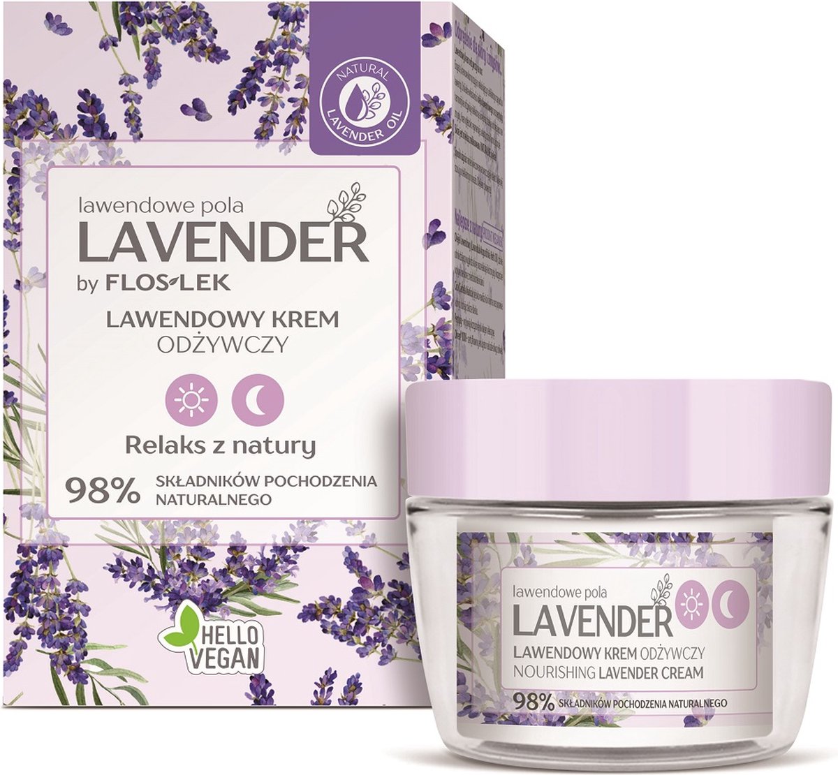 Lavendel Lavendel Voedende Dag & Nacht Crème 50ml