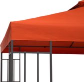 Outsunny Vervangend dak voor metalen tuinpaviljoen paviljoen partytent tuintent 3x3 / 3x4m 100110-053TE