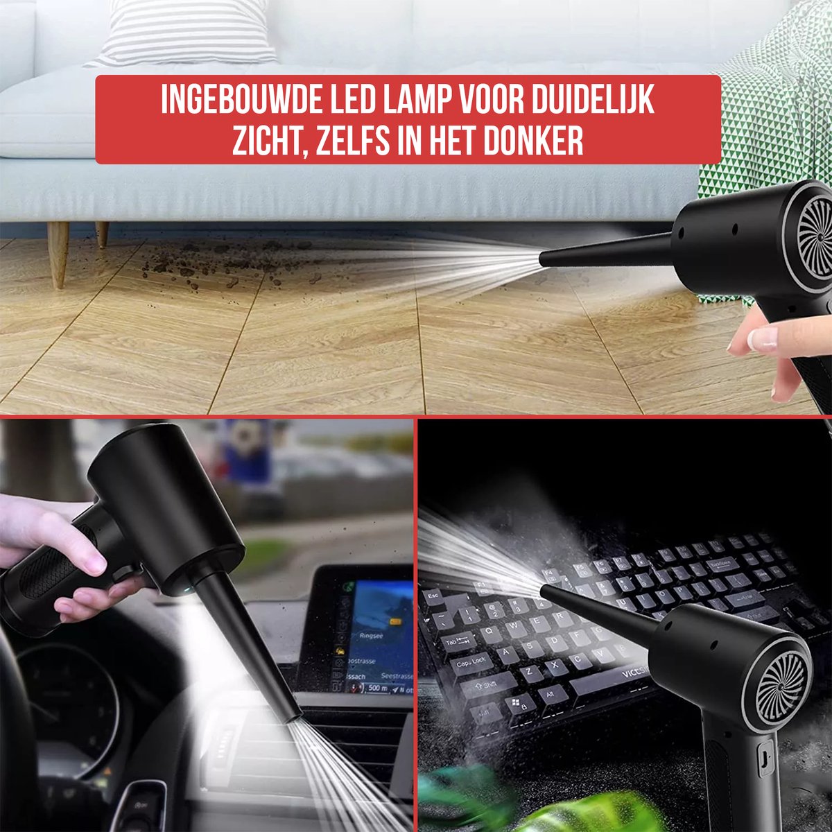 Strex Air Duster Draadloos – 6000mAh - Afbeelding 5