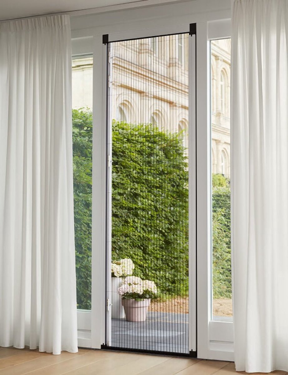 Originele Plissehordeur 96CM breed Hoogte 227-230CM Kleur 9010