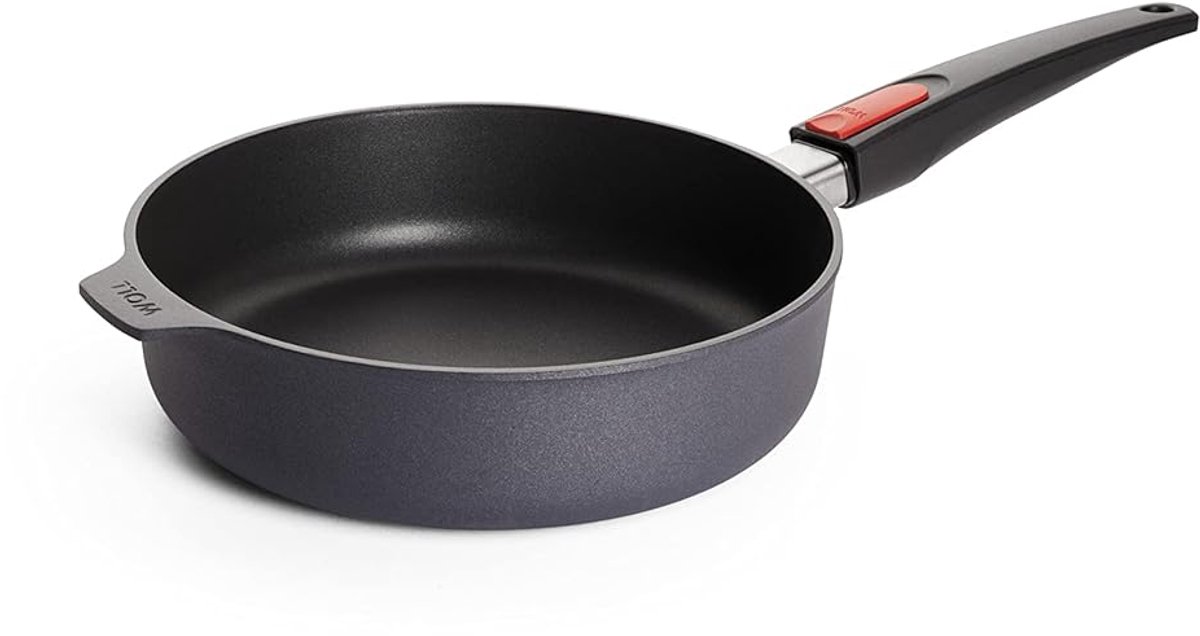 Kookpan met antiaanbaklaag - veelzijdig en ovenbestendig - 1 stuk - handgemaakt