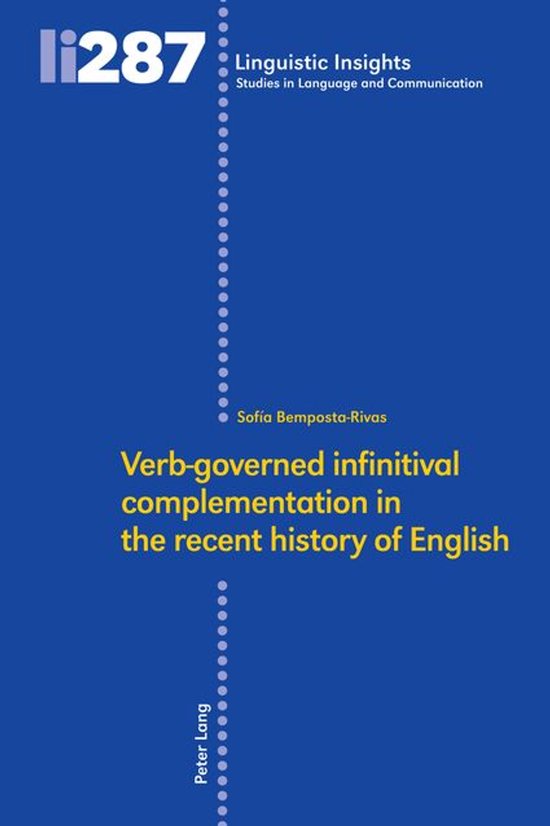 Linguistic Insights 287 - Verb‐governed infinitival comple ... - cover