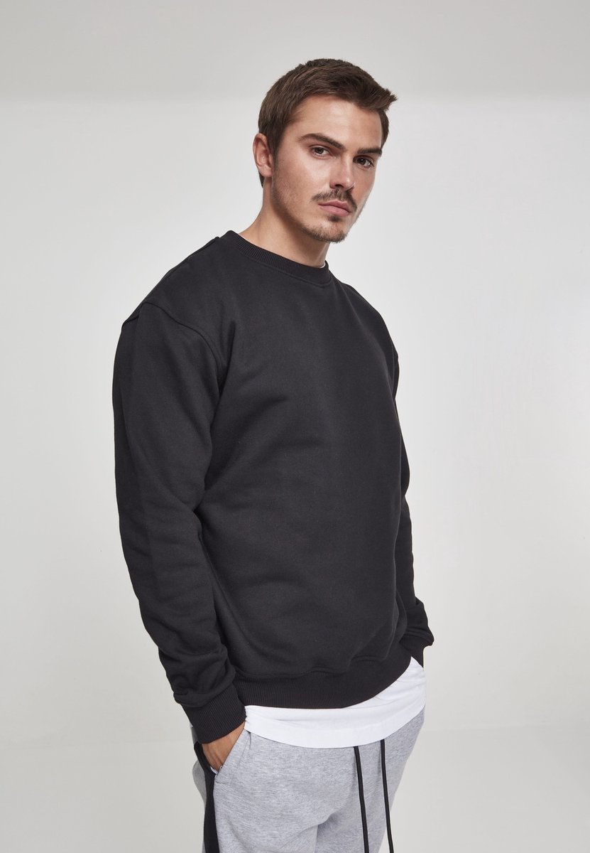 Urban Classics Crew Sweater/trui 2XL Zwart