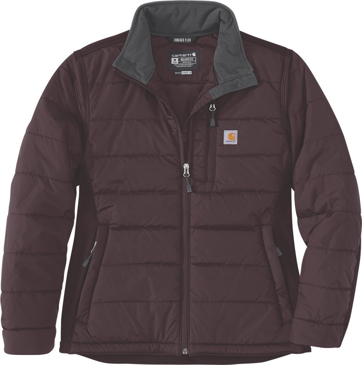 Carhartt Relaxed Fit Light Insulated Jas XL Vrouw Blackberry
