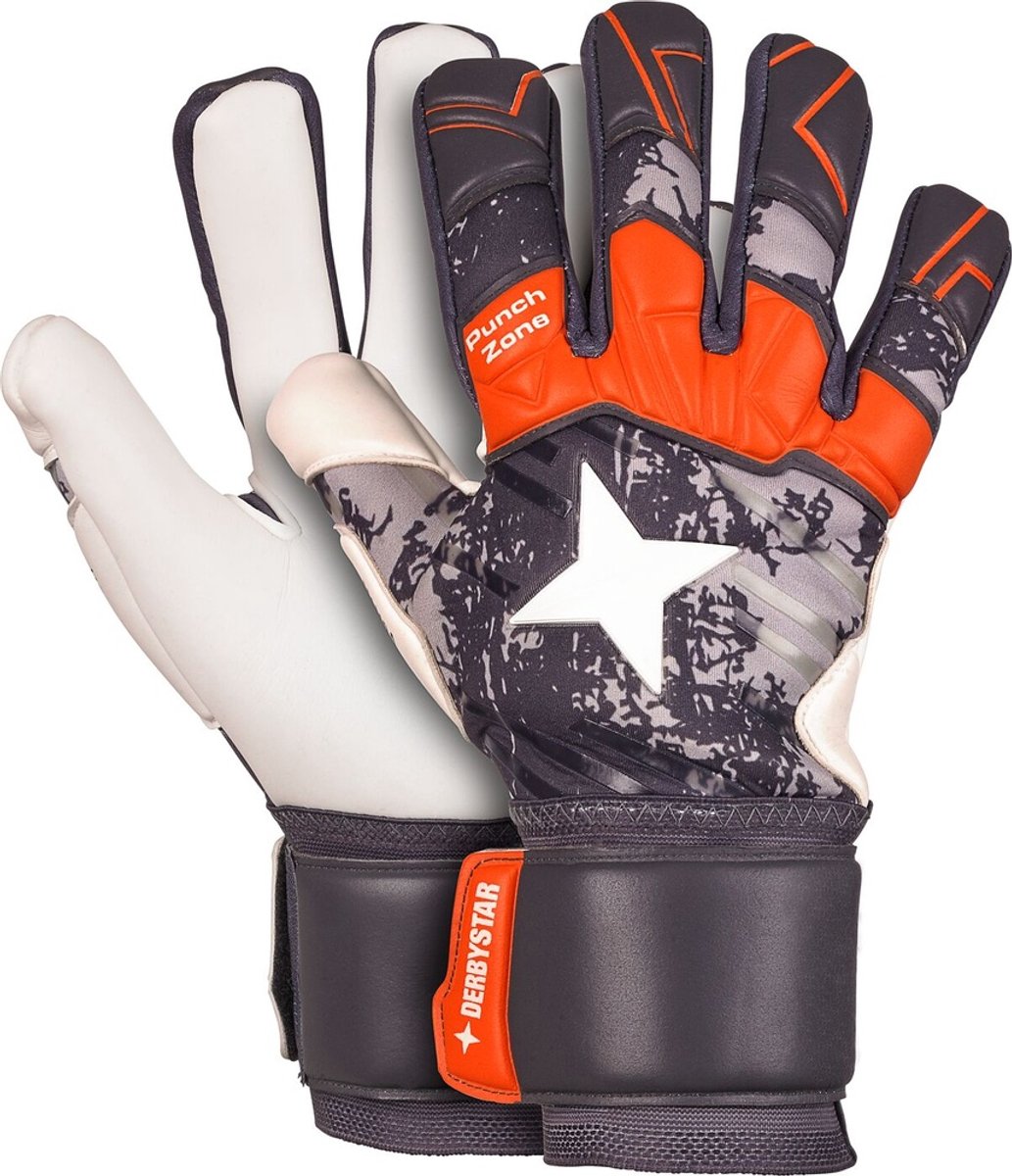 1033x1200.jpg Derbystar Torwarthandschuhe Mamba V22 502032 Grau/Orange-10,5 - Afbeelding 1