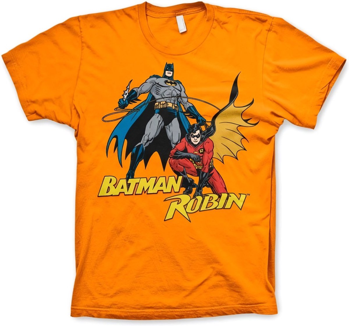Batman & Robin T-shirt oranje