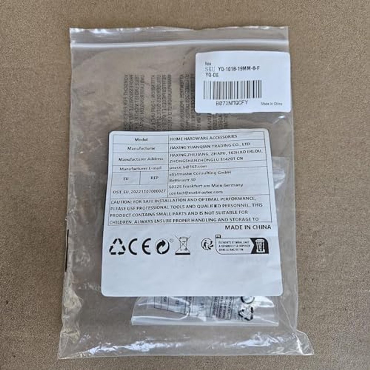Nylon kunststof rollende rol voor laden - 19 mm