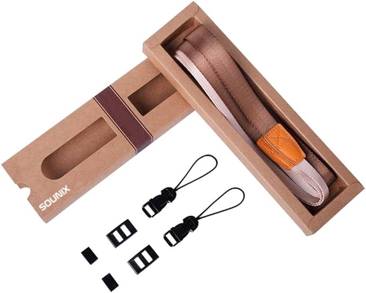 Camera Strap Compact - Riem - Schouderband - Draagriem - Universeel - Bruin