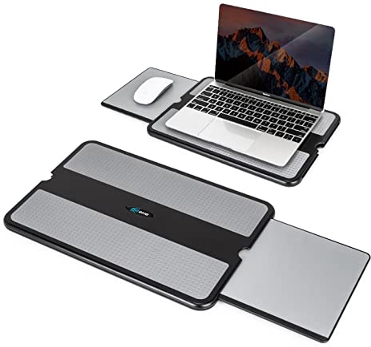 Laptopstandaard met intrekbare muismat lade voor bed en bank