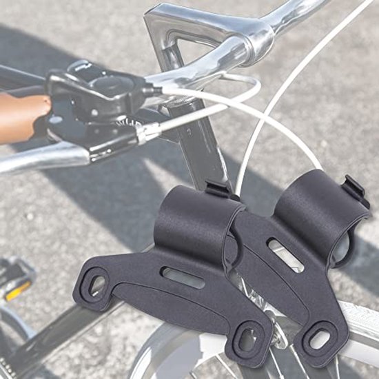 Fietspomp Houder voor Fiets - 2 Stuks - Zwart - Geschikt voor Mountainbikes en Racefietsen — afbeelding 2