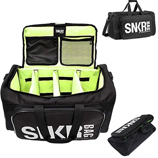 ARTFILIF 30L multifunctionele tas, bal schoen tas, sporttas, gymtas, basketbaltas, grote capaciteit sport plunjezak, Zwart