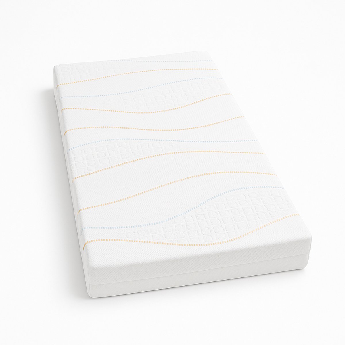 Kikishop Baby Matras 60×120 – Ademend & Hypoallergeen – Afneembare Wasbare Hoes – Comfortabele Ondersteuning