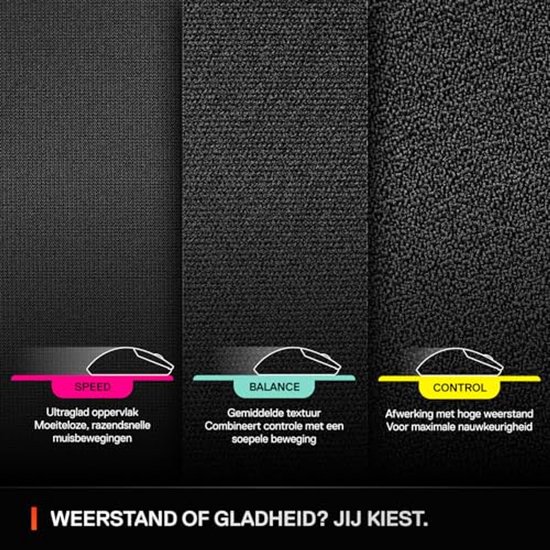 Gaming Muismat - Ultraglad oppervlak - Non-slip neopreen rubberen onderzijde - 490x420mm - Perfect voor FPS, MOBAs, RTS, MMO — afbeelding 2