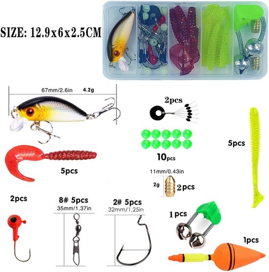 Kindervishengel - Hengelset - Vishengel set voor kinder -1.8m telescopisch - Met opbergrol en accessoires - Veilig speelgoed - 1 stuk-- 2025 Nieuwe Stijl -Geschikt voor zowel beginnende als enthousiaste vissers - rood van Merkloos — afbeelding 3