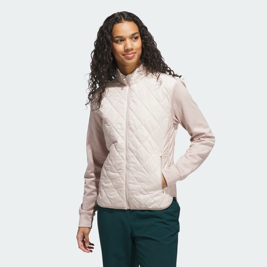 adidas Performance Ultimate365 Quilted Jack met Lange Ritssluiting - Dames - Bruin van adidas — afbeelding 4