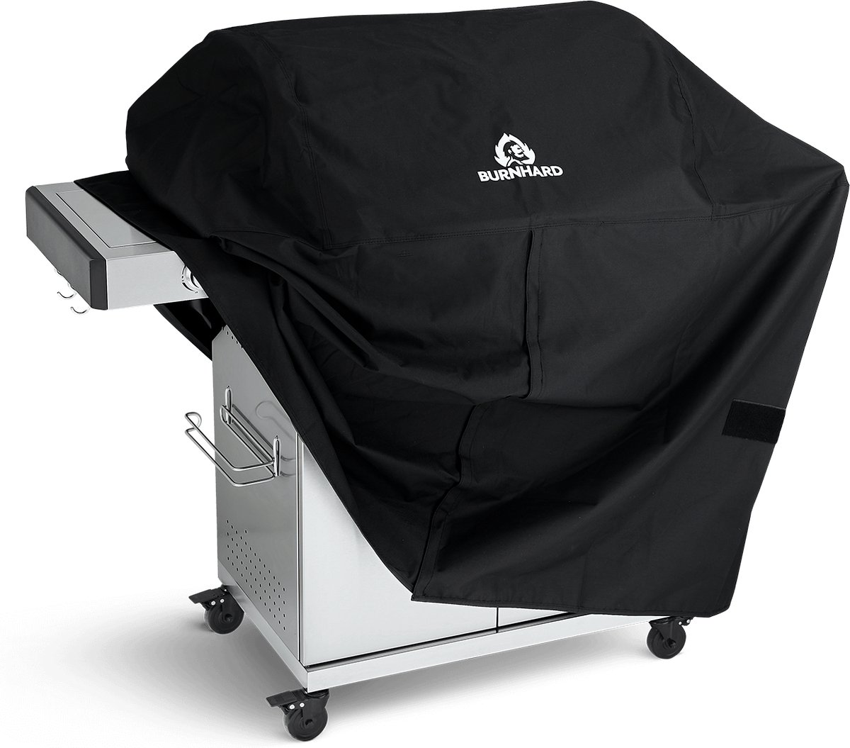 BURNHARD® 4 Branders gasbarbecue Big FRED Deluxe Series 3 incl. achterbrander, keramische 900°C infraroodbrander, zijkookplaat, gietijzeren grillrooster + uitklapbare zijtafels – foto 6