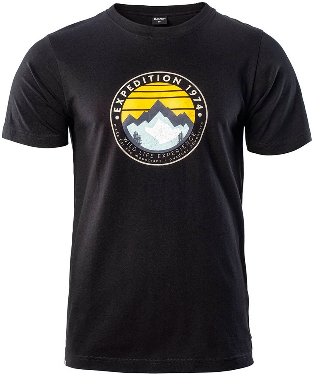 Hi-tec Zergo T-shirt Met Korte Mouwen Man Zwart