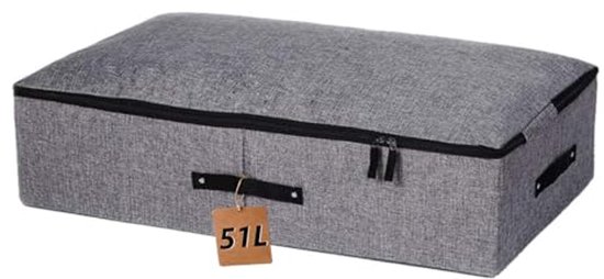 Orivio - Opbergdozen Voor Schoenen, Dekens En Beddengoed Onder Het Bed Set Van 2 Beige