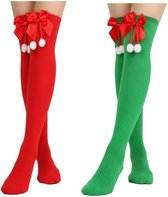 Kerststempel Met Silhouet Van De Kerstman Rood En Groen Met Vlekken En Kaarsen 481866 6209