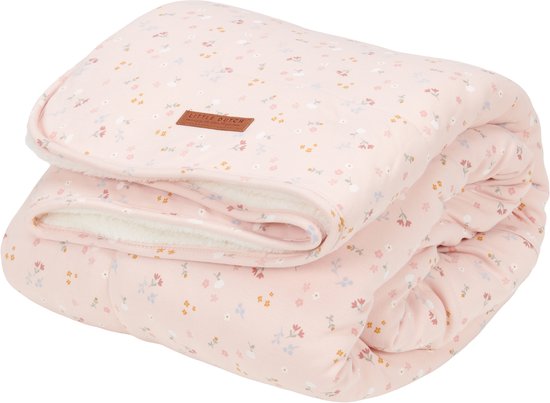 Little Dutch Little Pink Flowers Ledikantdeken Roze