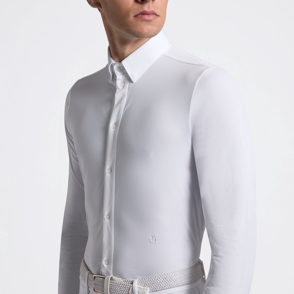 Cavalleria Toscana Guibert Shirt L/S Men XS Wit